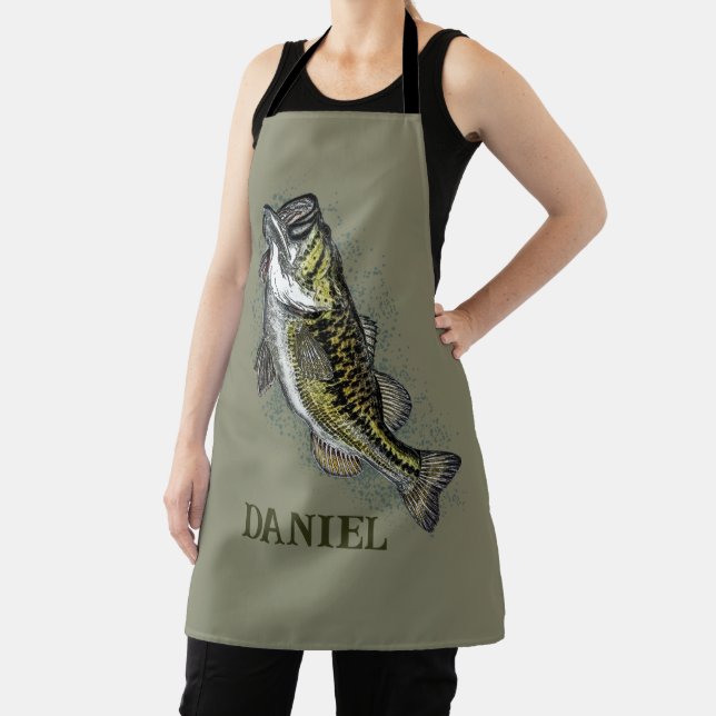 Delantal Pescado de trasero personalizado (in situ)
