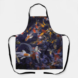 DELANTAL PESCADO KOI SOBRE FLUJO