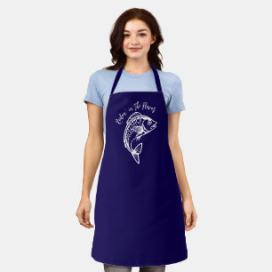 Delantal Pescado-Reelin' en el Flavor-Azul