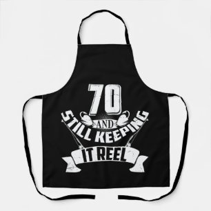 Delantal Pescador de regalo de cumpleaños 70 años de pesc