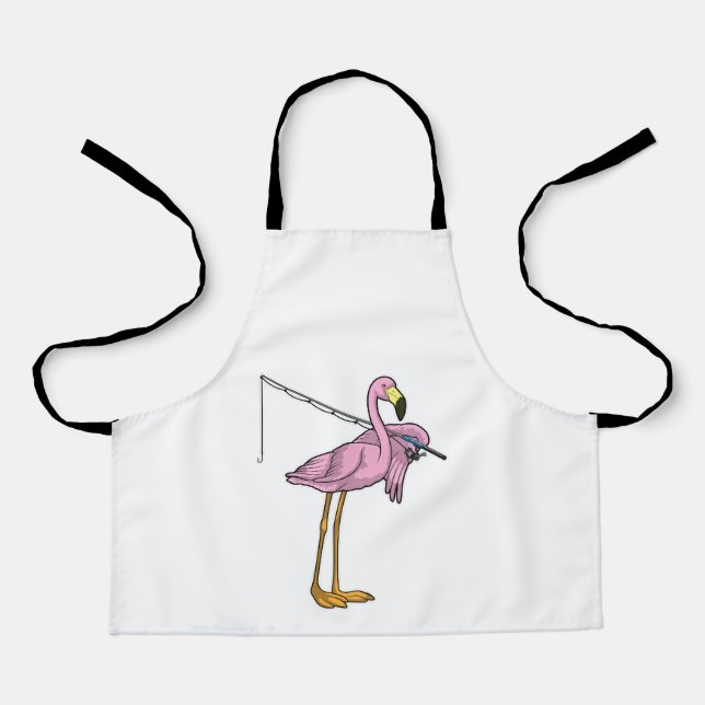 Delantal Pescador Flamingo (Anverso)