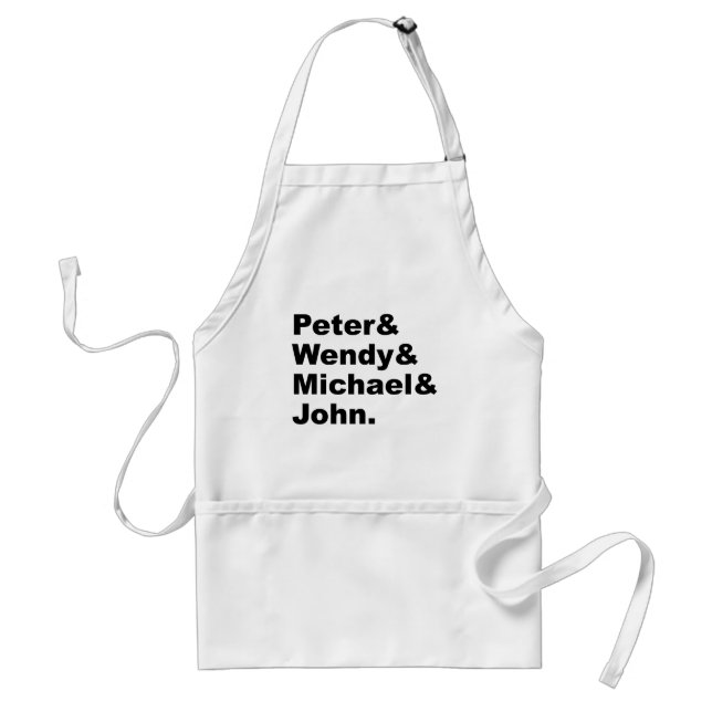 Delantal Peter Pan de J.M. Barrie | Peter Wendy Michael Joh (Frente)