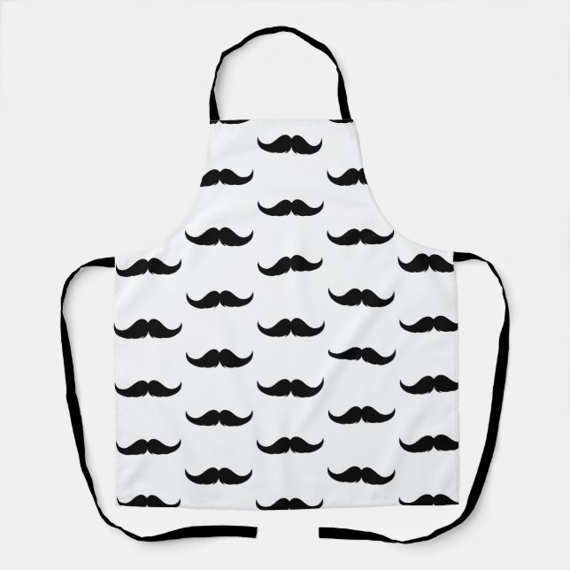 Delantal Petite Handlebar Mustache (Anverso)