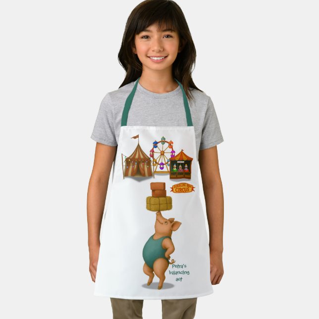 Delantal Petra's balancing act (in situ)