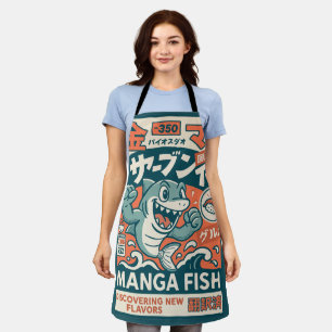 Delantal Pez Manga