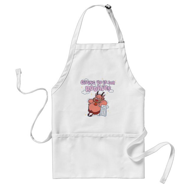 Delantal Phil - Giving Up is for Rookies Adult Apron (Frente)