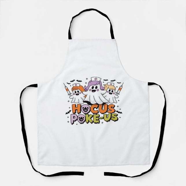 Delantal Phlebotomist Halloween Medical Lab Tech Spooky ER (Anverso)