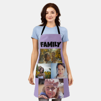 DELANTAL PHOTO COLLAGE CUSTOM KITCHEN APRON FOR MOM