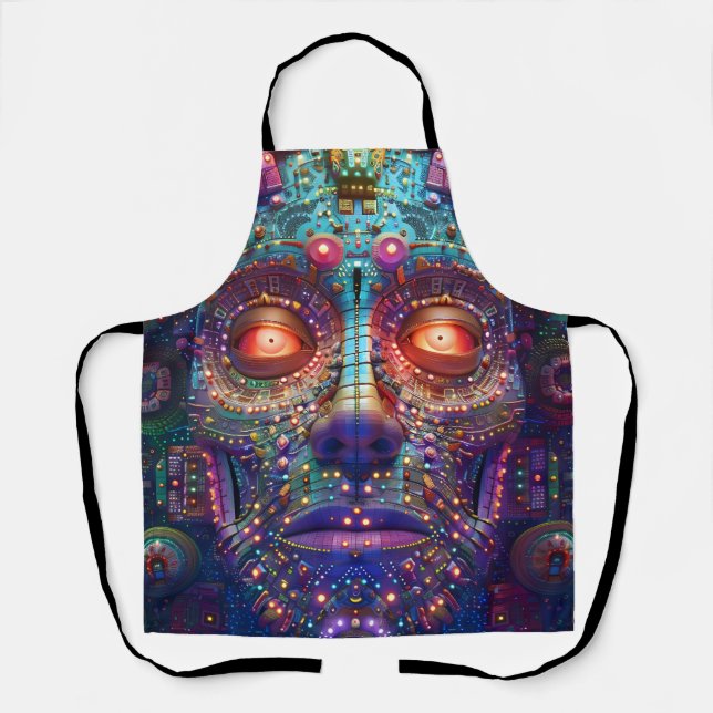 Delantal Photo Upload Kitchen Apron With Image Print Area (Anverso)