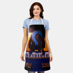 Delantal Piano asombroso