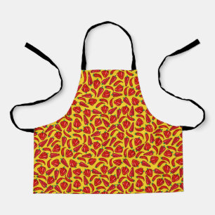 Delantal Picante picante de pimiento de chile rojo