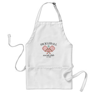 Delantal Pickle Ball Social Club EST 1965 Hombres Mujeres