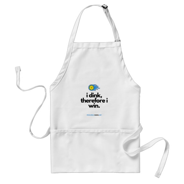 Delantal Pickleball Apron: Creo que lo soy. (Frente)