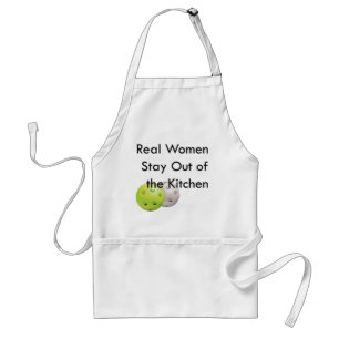 Delantal Pickleball -- ¡estancia fuera de la cocina!