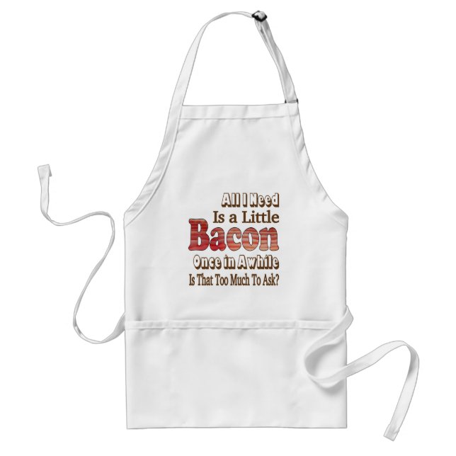 Delantal Pidiendo Bacon (Frente)