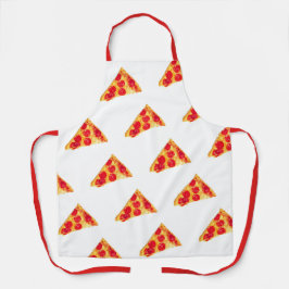 Delantal Pie de Pepperoni Pizza Delicioso Apron Imprimido T