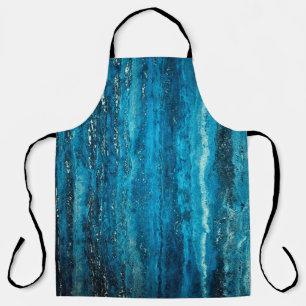 Delantal Piedra de mármol azul