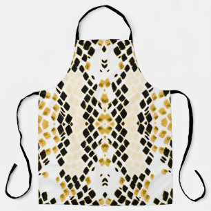 Delantal Piel de serpiente de acuarela: Grunge Exotic Patte