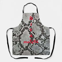 Piel de serpiente DIVAmalístico Print Apron