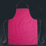 Delantal Piel de textura de cuero rosa<br><div class="desc">Piel de textura de cuero rosa</div>