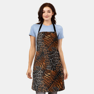 Delantal Piel de tigre leopardo de moda
