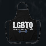 Delantal Piernas LGBTQ Glutes Biceps Triceps Quads Gym Love<br><div class="desc">Piernas LGBTQ Glutes Biceps Triceps Quads Gym Lover</div>