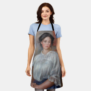 Delantal Pierre-Auguste Renoir - Mujer joven sentada