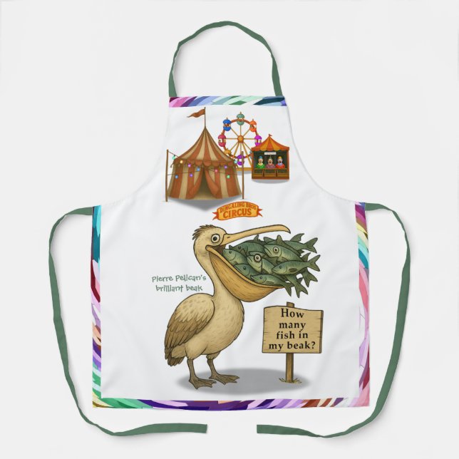 Delantal Pierre pelican's brilliant beak (Anverso)