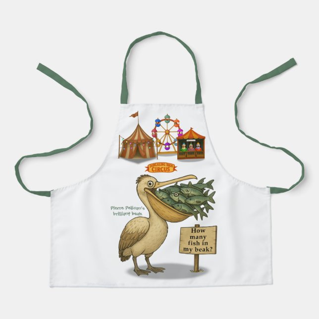 Delantal Pierre pelican's brilliant beak (Anverso)