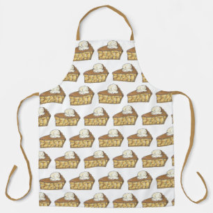 Delantal Pieza de rebanada de Apple a la Modo Helado
