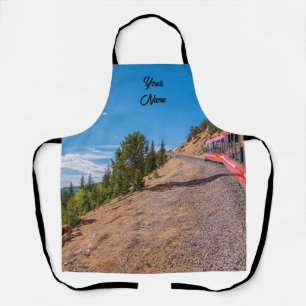 Delantal Pikes Peak Train Ride Apron