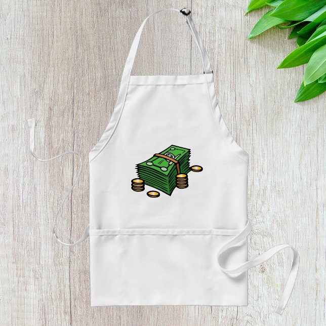 Delantal Pila de efectivo con moneda (Subido por el creador)