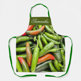 Delantal Pila De Pescadores Verdes En Picante