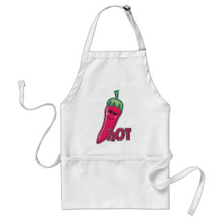 Delantal Pimienta de chile de las rosas fuertes