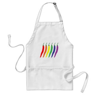 Delantal Pimienta de chile del arco iris