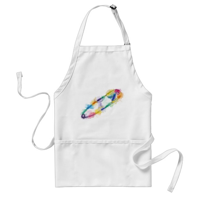 Delantal Pin Apron de seguridad arcoiris (Frente)