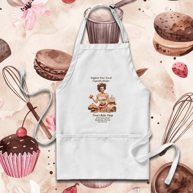 Delantal Pin Up Chica Home Bakery T-Shirt (Subido por el creador)