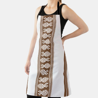 Delantal Piña Lujo Rayas de Jacquard