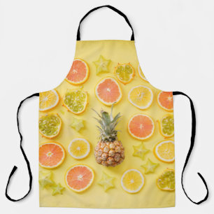 Delantal Piña rodeada de cítricos