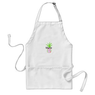 Delantal Piña simple colorida agregar nombre personalizado