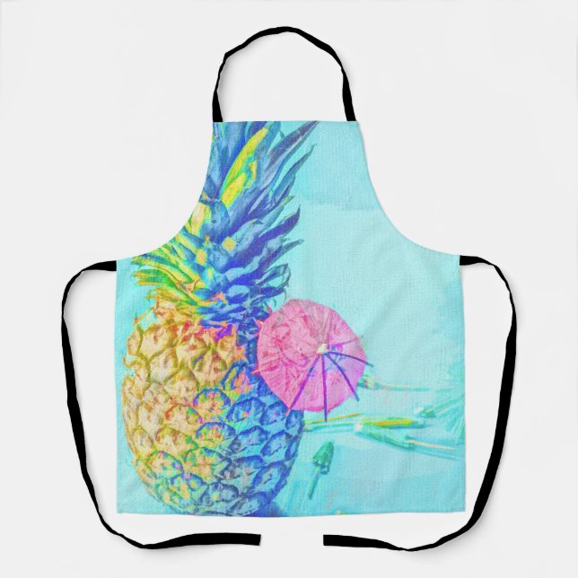 Delantal Piña Tropical (Anverso)
