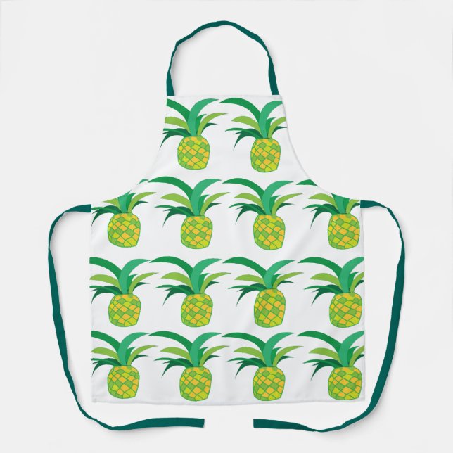 Delantal Piña Verano Fruta Tropical Piña (Anverso)