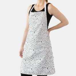 Delantal Pine Confetti Watercolor Dots Kitchen Apron