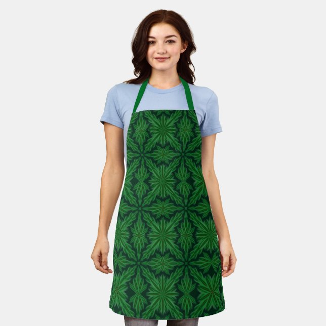 Delantal Pine Mandala Forest Medium Apron (Gastado)