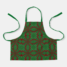 Delantal Pine Mandala Garnet Pequeño Apron