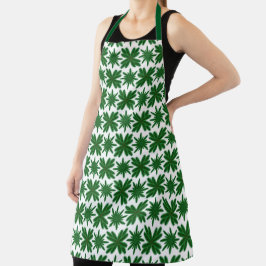 Delantal Pine Snowflakes Large Apron