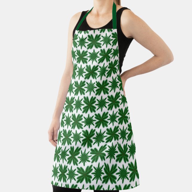 Delantal Pine Snowflakes Large Apron (in situ)