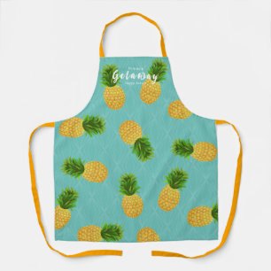 Delantal Pineapple Aqua