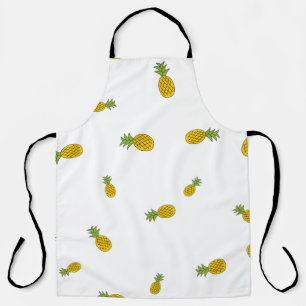 Delantal Pineapple lindo fondo de patrón sin costura. Vinta