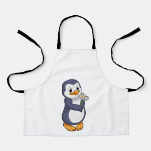 Delantal Pingüino con Daisy